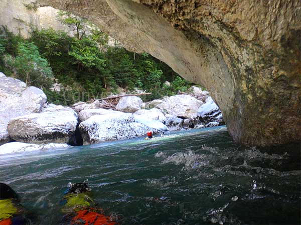 Randonnee aquatique dans les gorges du Verdon